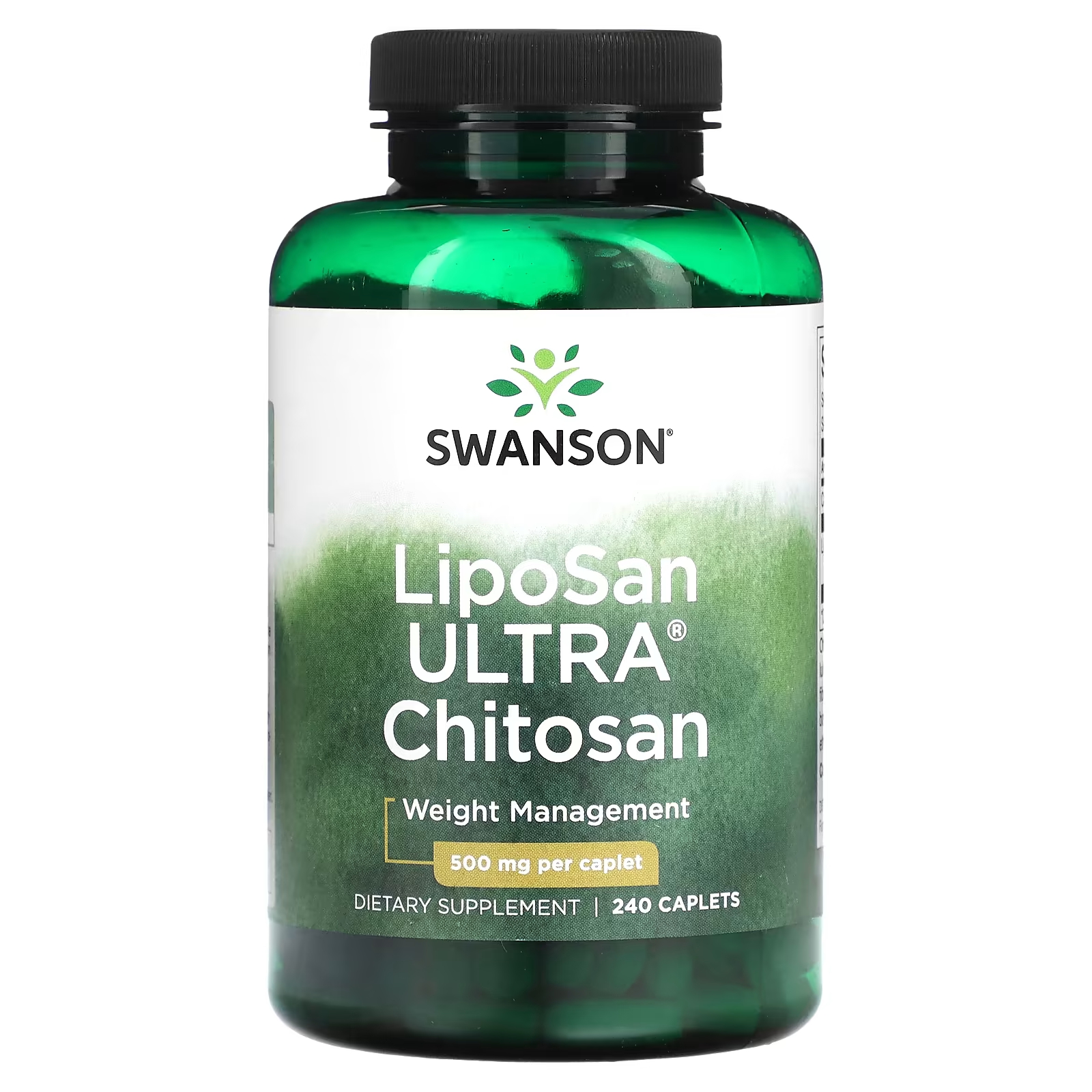Пищевая добавка Swanson LipoSan Ultra Chitosan, 500 мг, 240 капсул