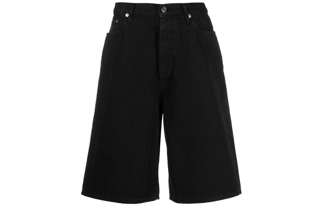 

OFF-WHITE Мужские джинсовые шорты, цвет Black