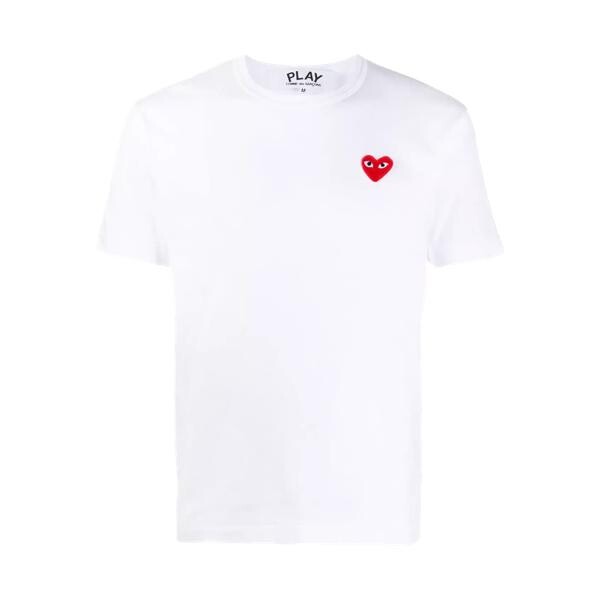 

Футболка t-shirt mit play-herz Comme des Garçons, белый