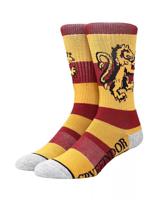 

Мужские носки Gryffindor Athletic Crew для мужчин Harry Potter, красный