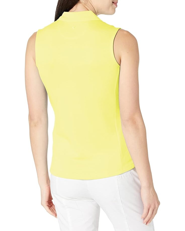 

Поло Callaway Sleeveless Essential Solid Knit Polo, цвет Limeade
