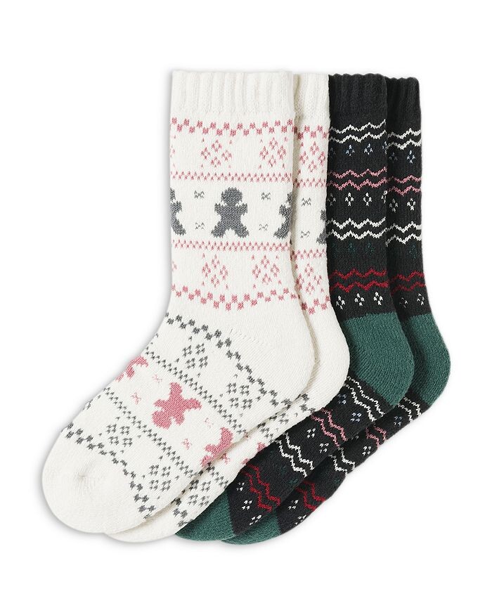 

Уютные носки HUE Tis The Season, упаковка из 2 шт, мультиколор