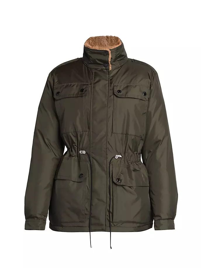 

Полевая куртка Brutet на шнурке Moncler, цвет military green