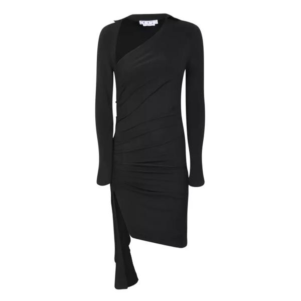 

Платье mini dress with a draped Off-White, черный