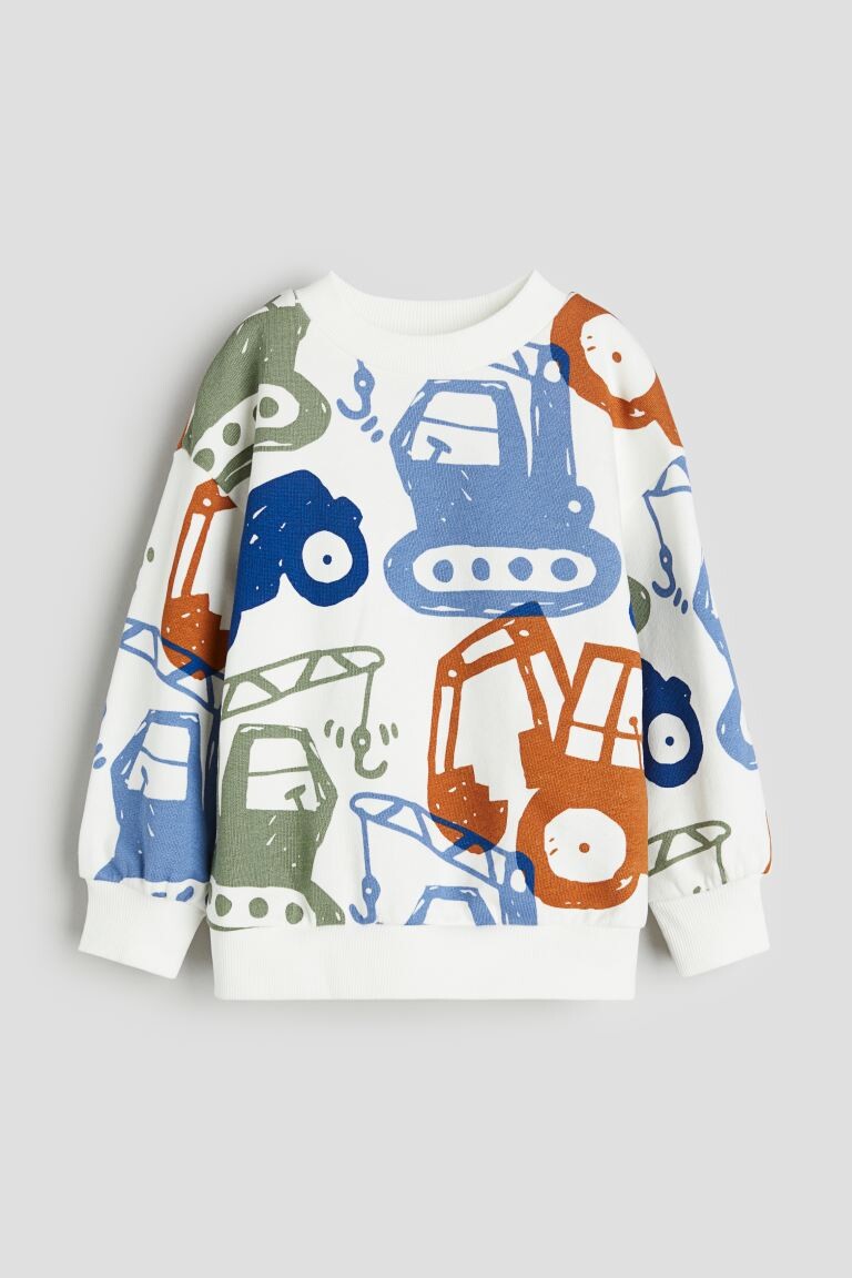 

Толстовка оверсайз H&M, белый