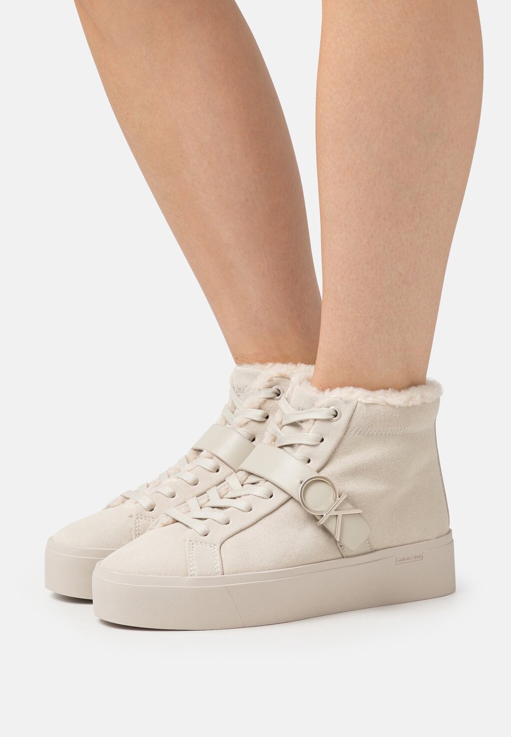 

Кроссовки altas Calvin Klein, цвет feather gray