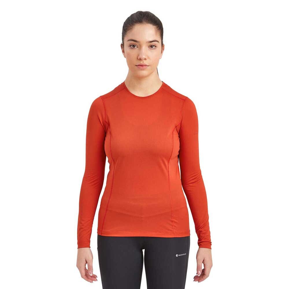 

Футболка с длинным рукавом Montane Dart Lite, красный