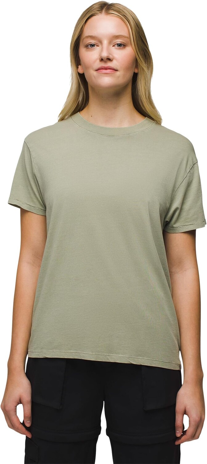 

Футболка Prana Everyday Vintage Washed Short Sleeve Tee, цвет Juniper Green