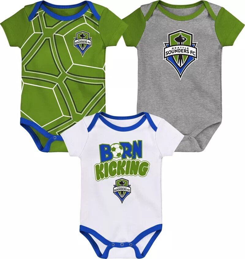 

Outerstuff Боди 3 шт. MLS Infant Seattle Sounders Winger