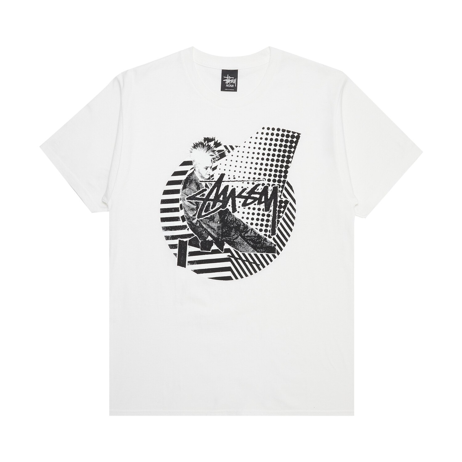 

Футболка Stussy Punk Mix, цвет Белый