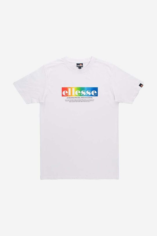 Хлопковая футболка Ellesse, белый
