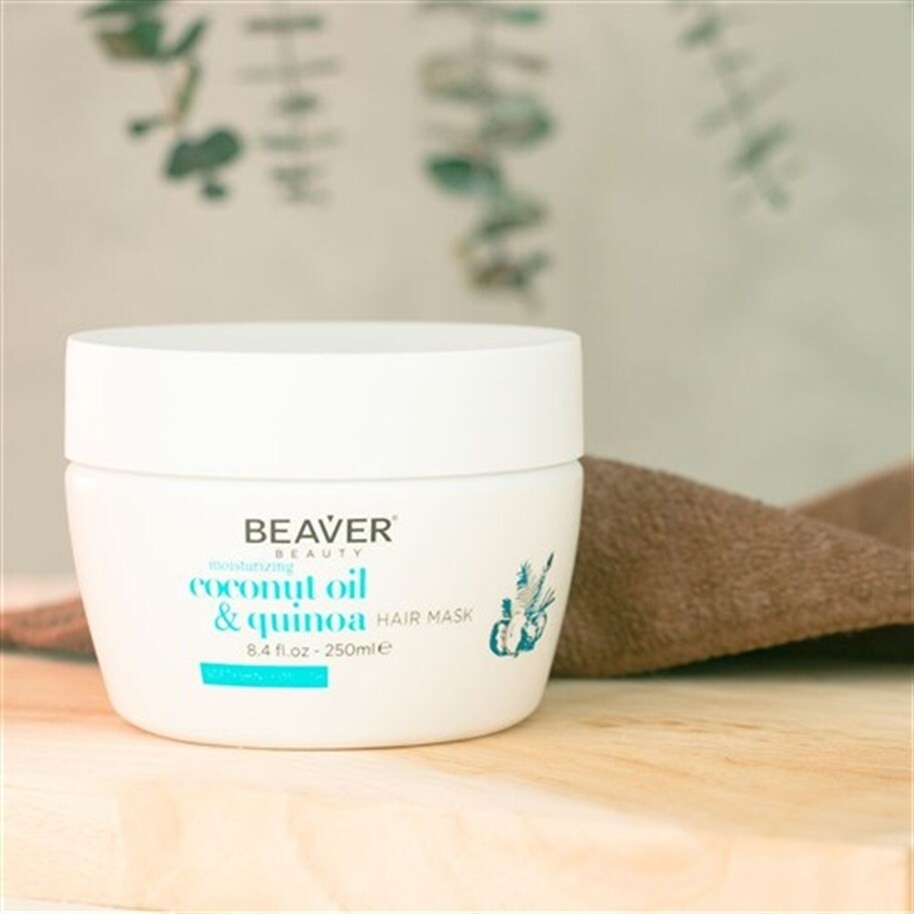 

Увлажняющая маска для волос Beaver Coconut Oil Quinoa 250 мл Маска для ухода за волосами