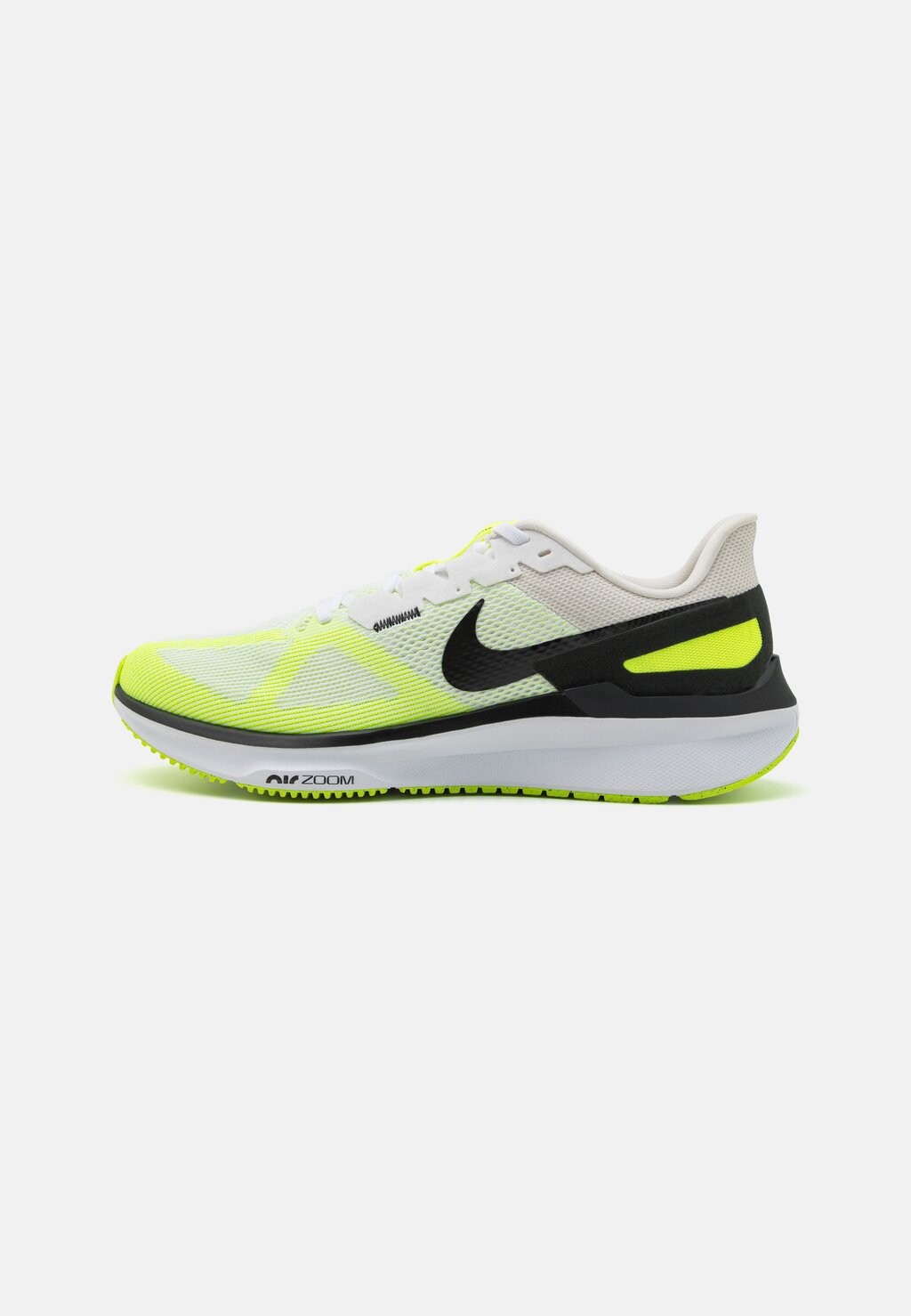 

Кроссовки нейтрального цвета Air Zoom Structure 25 Nike, цвет white/black/volt/phantom