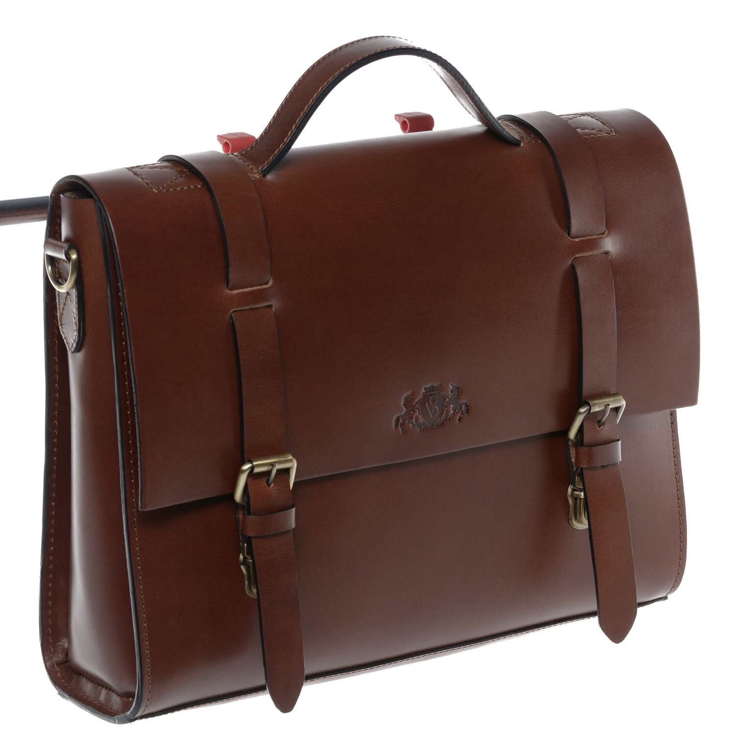 

Сумка для ноутбука SID & VAIN Leder Leder Businesstasche Unisex BOSTON BIKE, коричневый