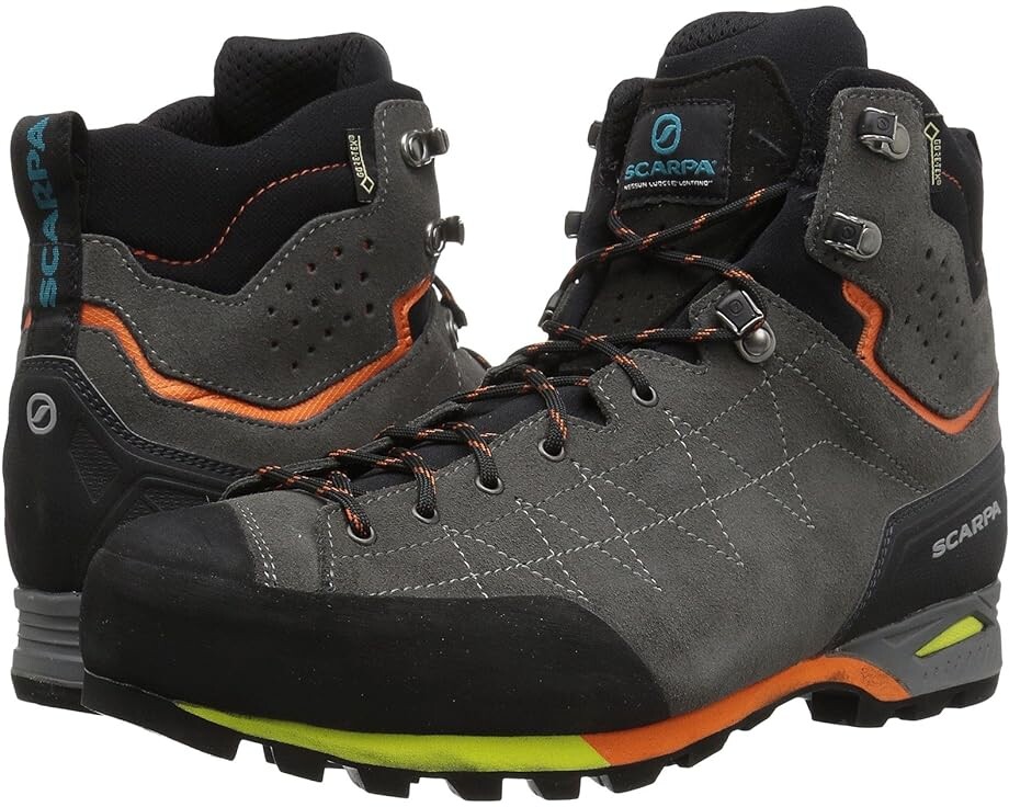 

Походные ботинки Scarpa Zodiac Plus GTX, цвет Shark/Orange