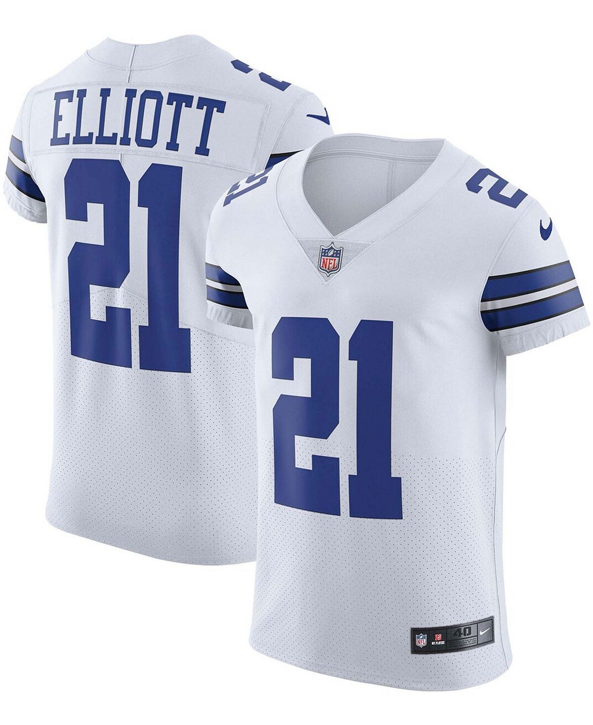 

Мужская белая майка Ezekiel Elliott Dallas Cowboys Vapor Elite Nike