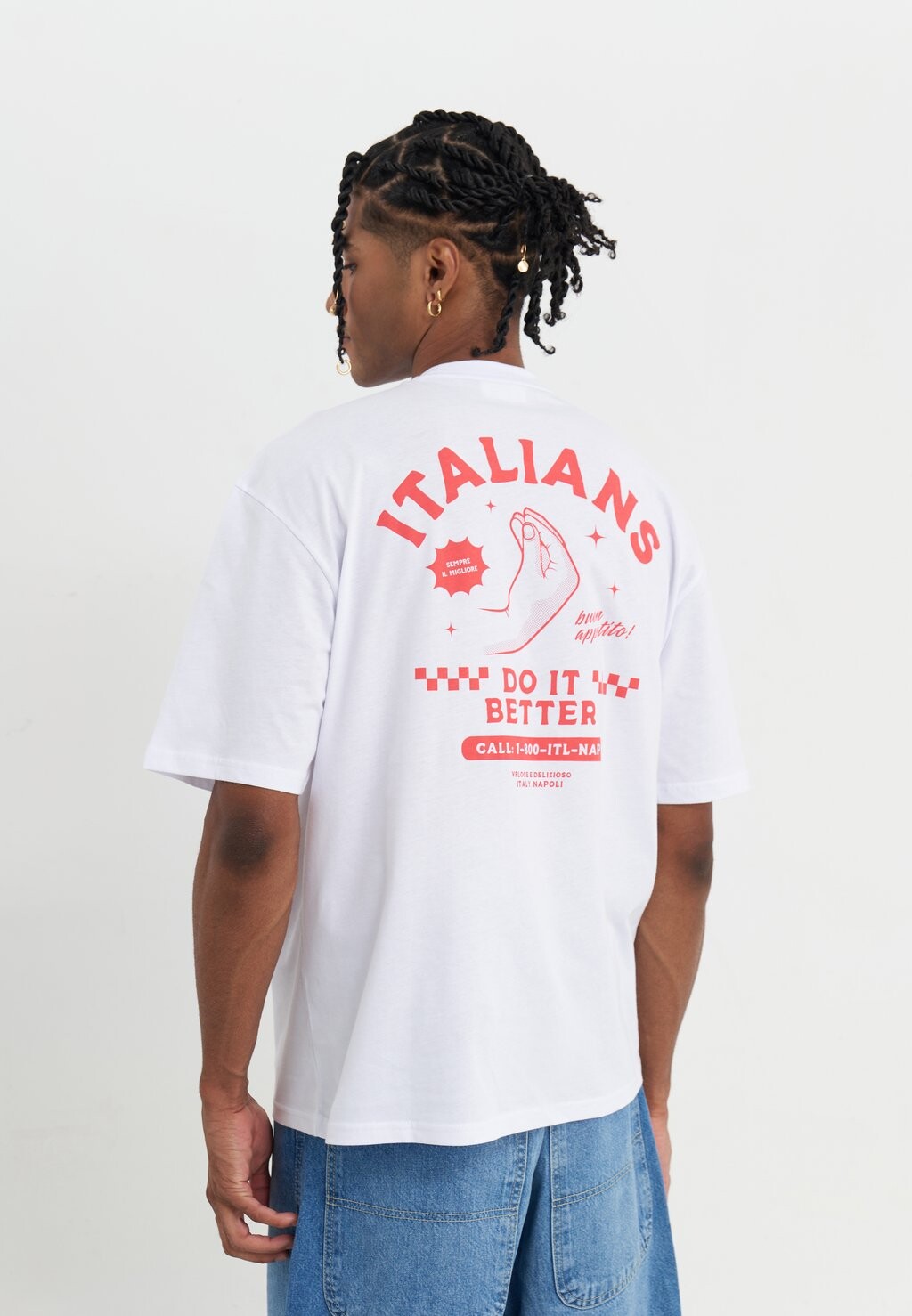 

Футболка с принтом UNISEX YOURTURN, белый