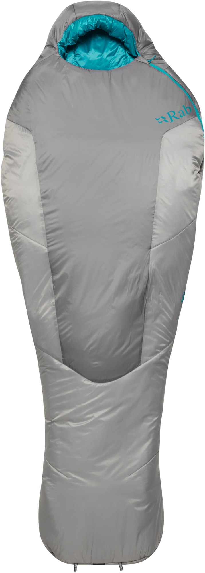 цена Спальный мешок Solar Ultra 2 — женский Rab, серый