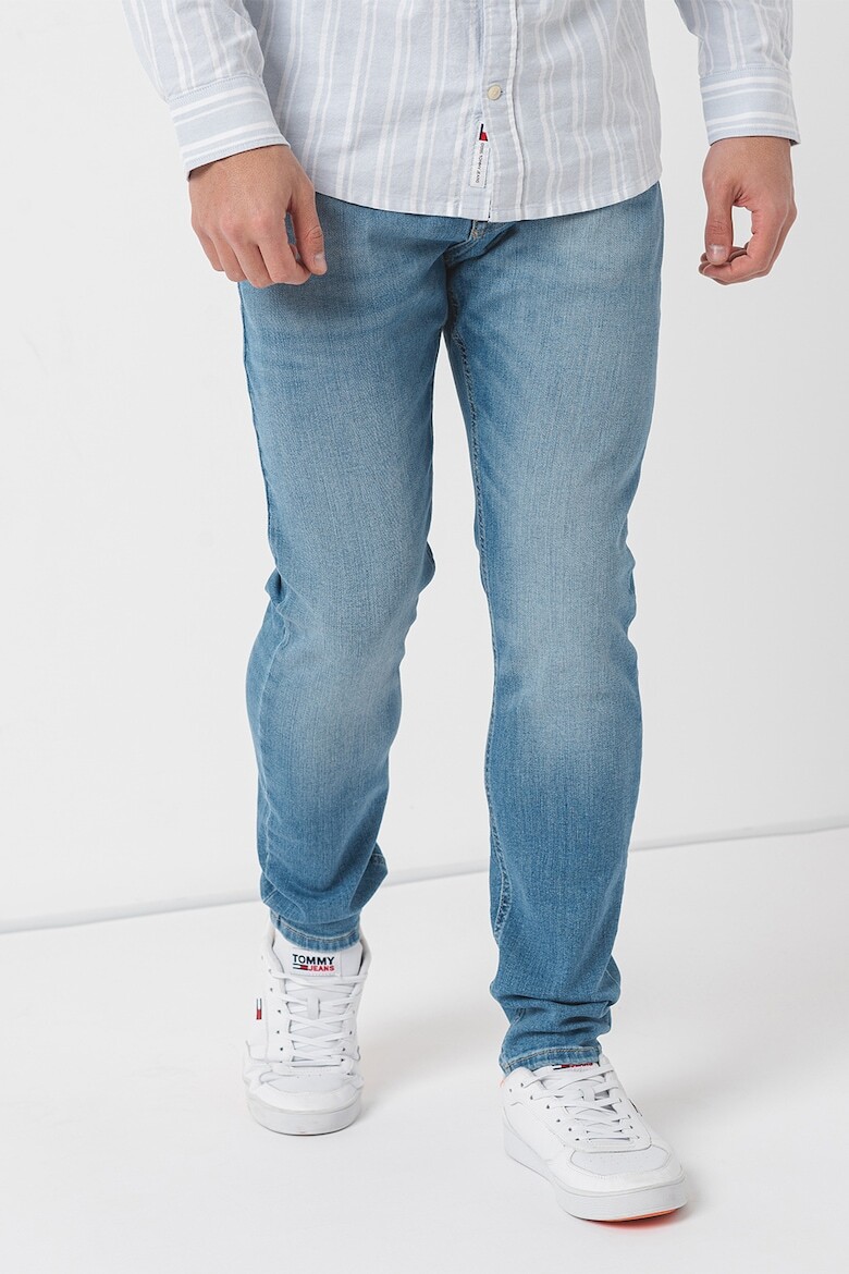 

Узкие джинсы с потертым эффектом Tommy Jeans, синий