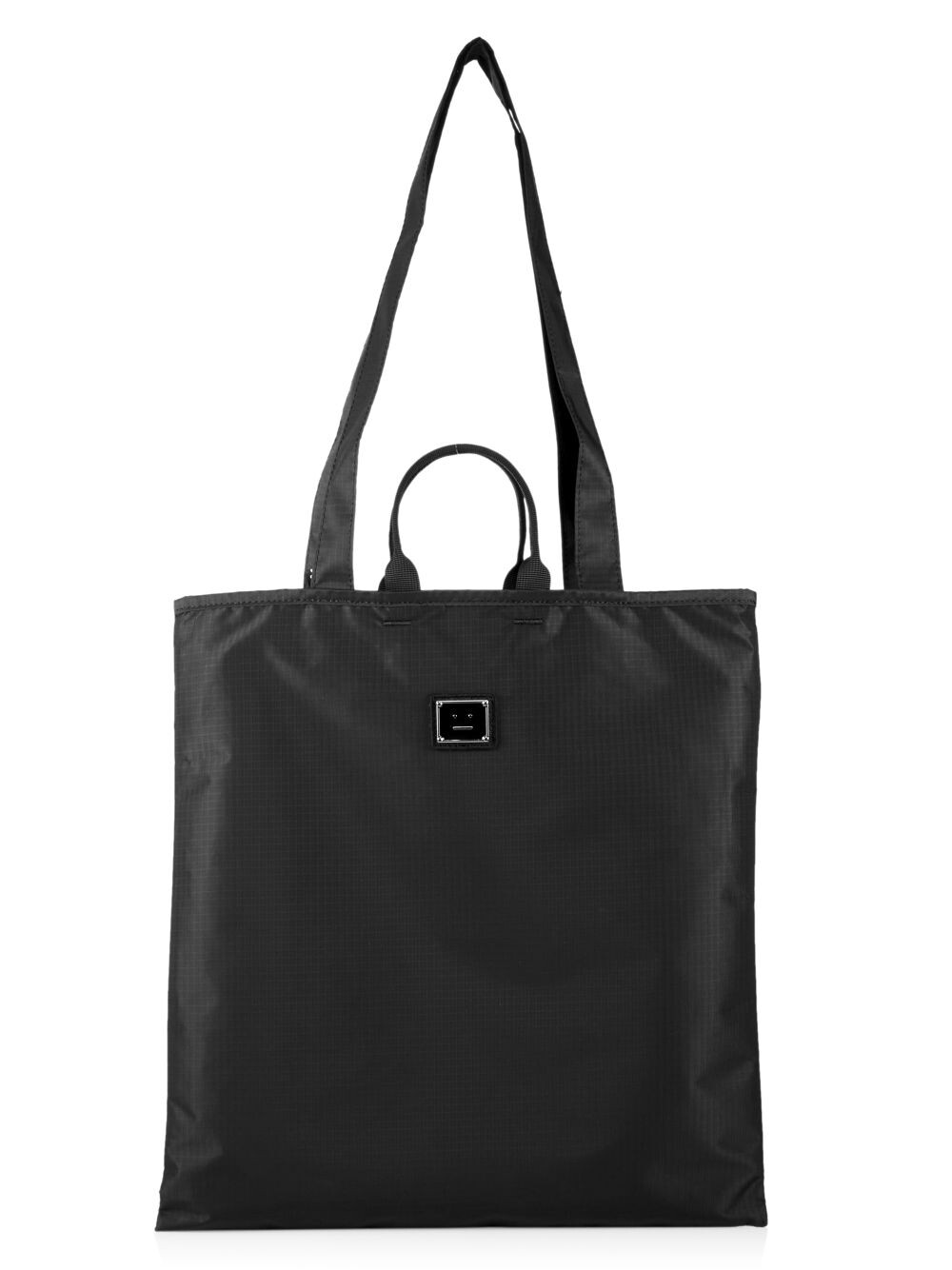

Сумка с короткими ручками New Awen Face Plaque Acne Studios, черный