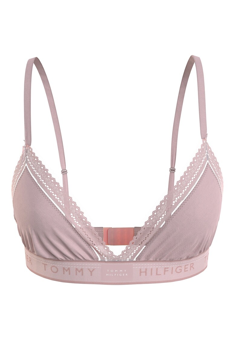 

Бюстгальтер с кружевом Tommy Hilfiger, розовый