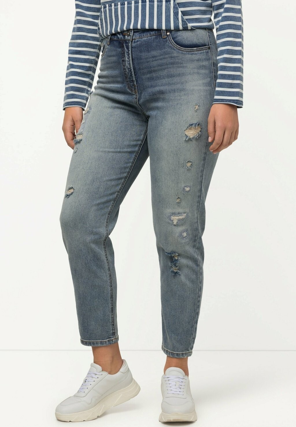 

Джинсы Tapered Fit Ulla Popken, синий