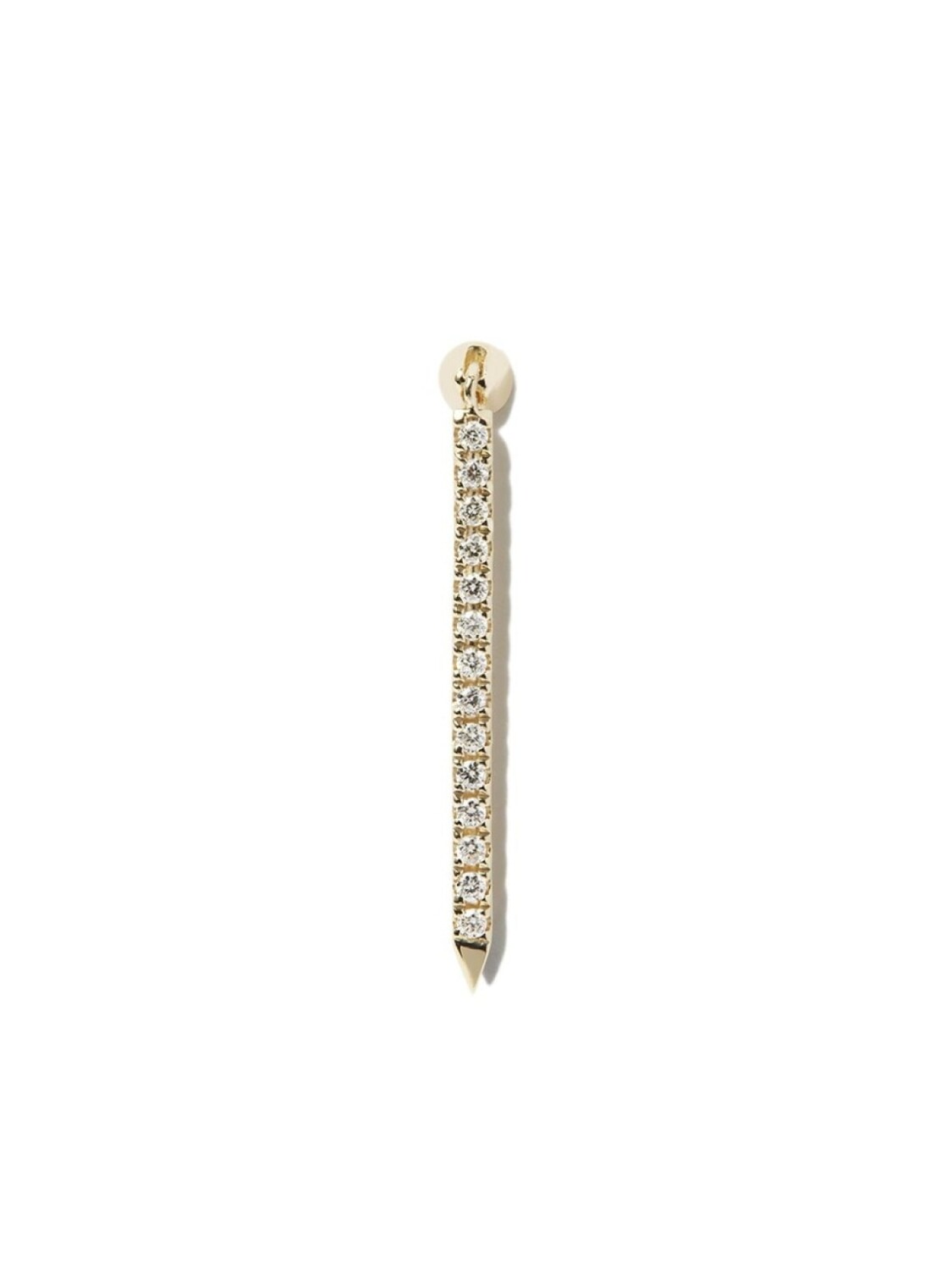 

Серьга Eternity Bar из желтого золота с бриллиантами MARIA TASH, золотой