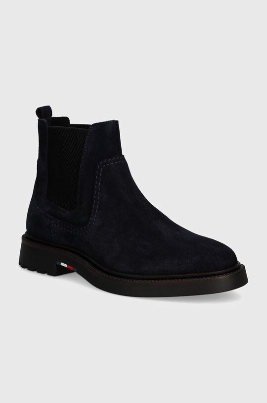 

HILFIGER COMFORT LWT SUEDE CHEL замшевые ботильоны Tommy Hilfiger, темно-синий