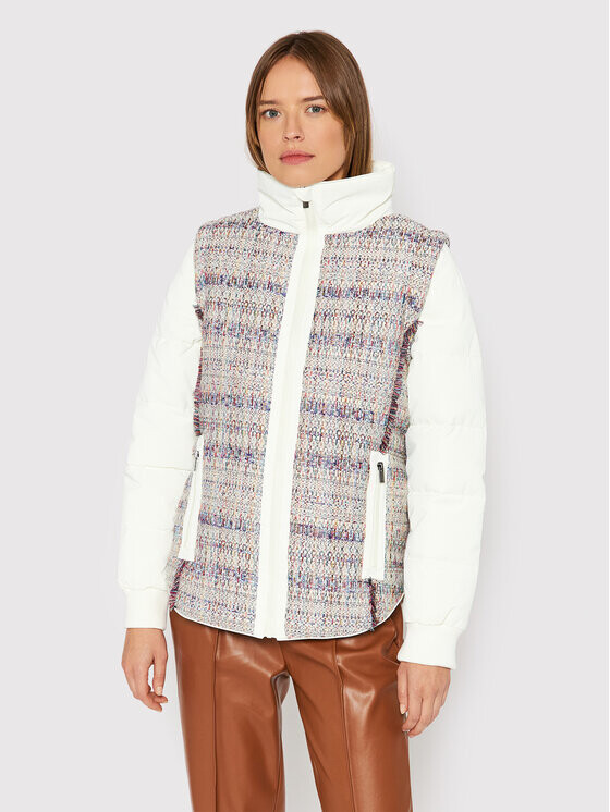 

Пуховик стандартного кроя Desigual, белый