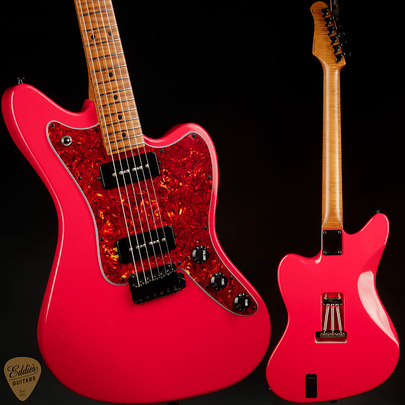 Электрогитара Suhr Eddie's Guitars Exclusive JM Antique Roasted - Fiesta Red