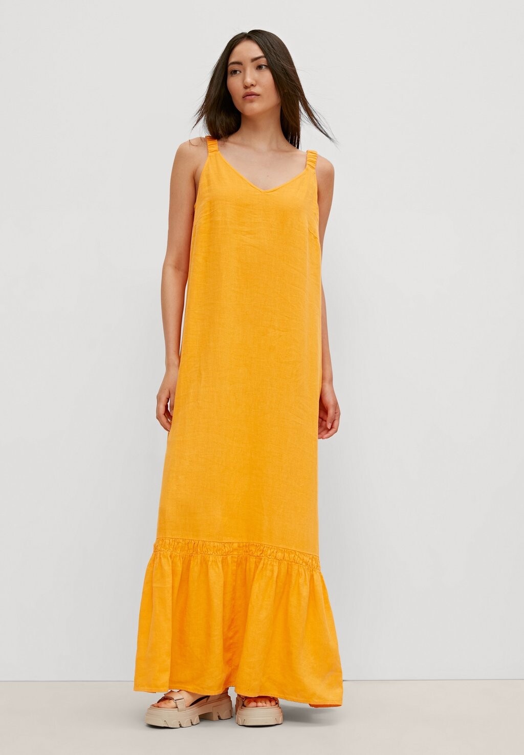 

Длинное платье comma casual identity, желтый