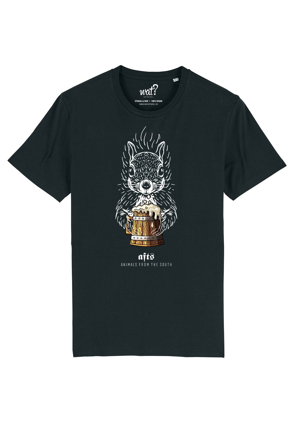 

Футболка с принтом [#AFTS] EICHHÖRNCHEN Watapparel, цвет black