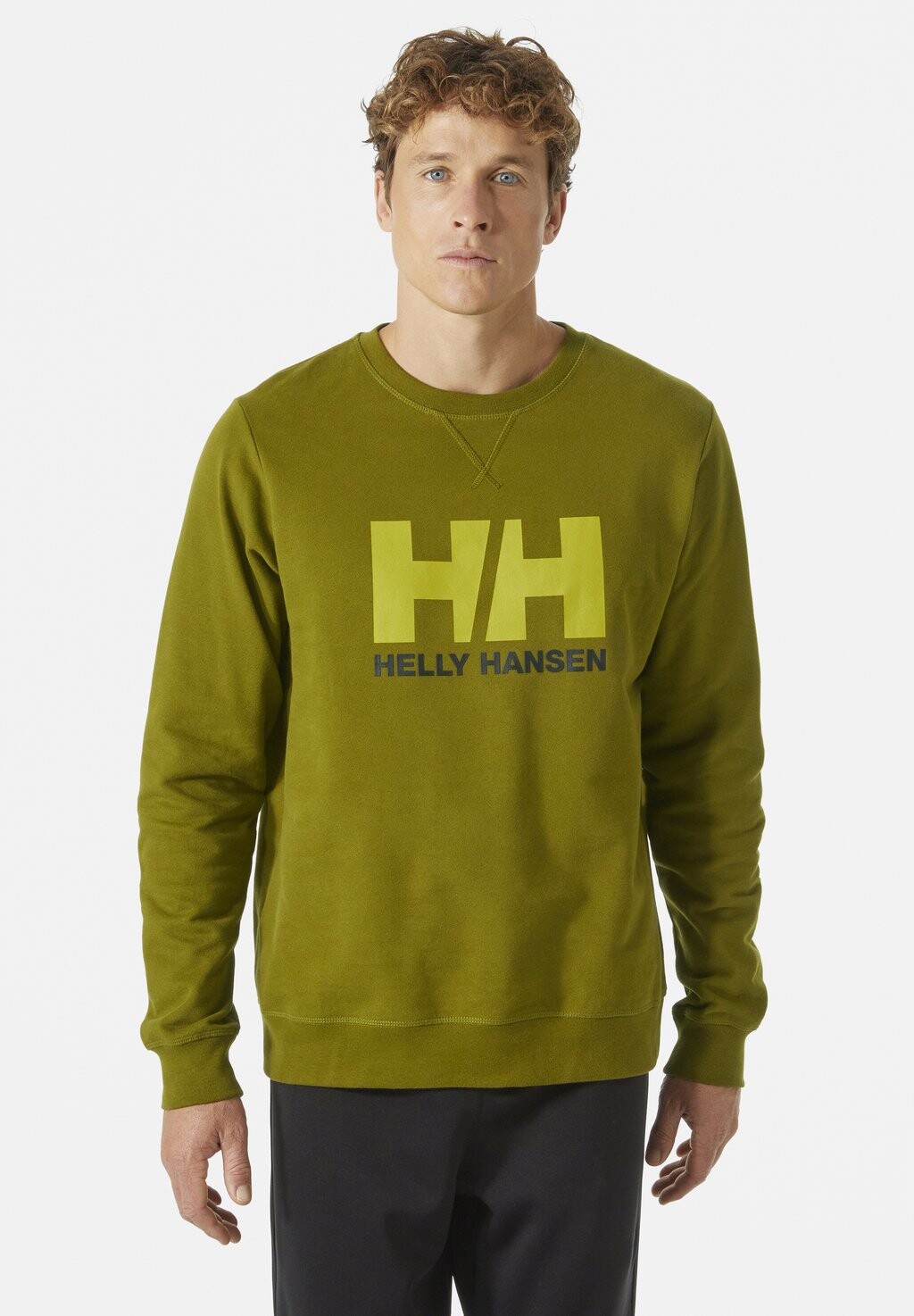 

Толстовка LOGO CREW Helly Hansen, цвет olive green