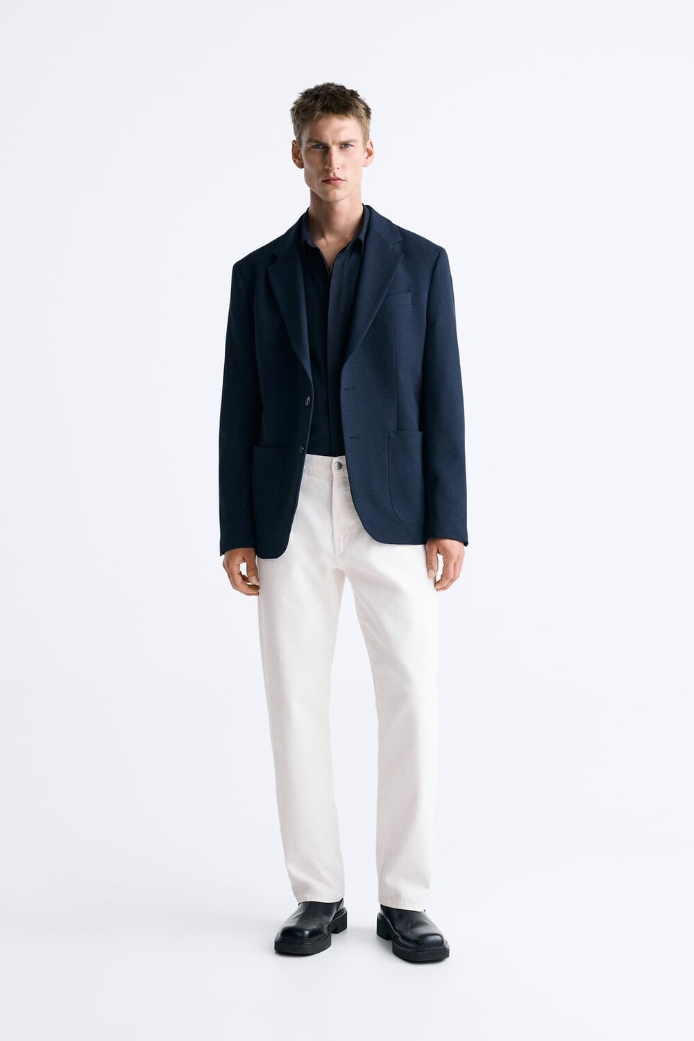 

Базовый пиджак ZARA, синий