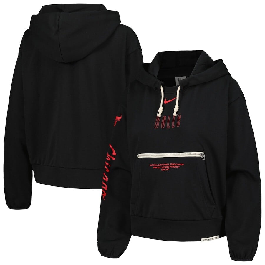 

Пуловер с капюшоном Nike Chicago Bulls, черный
