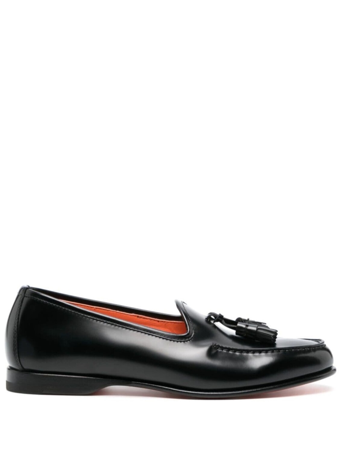 

Santoni лоферы с кисточками, черный