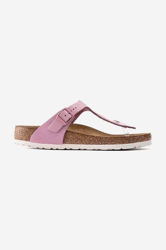 

Замшевые шлепанцы Gizeh SFB NU Birkenstock, розовый