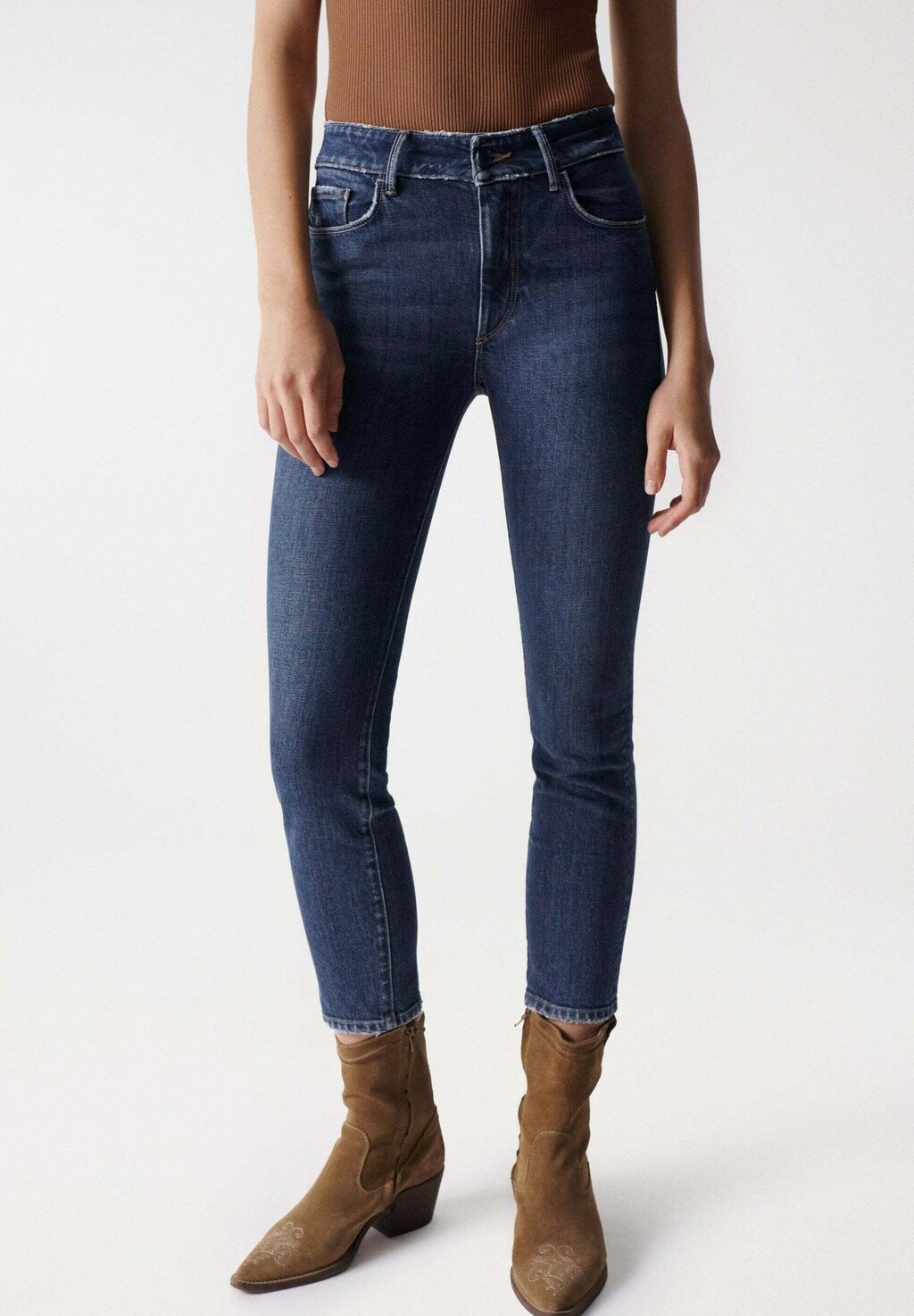 

Узкие джинсы синего цвета Salsa Jeans, синий