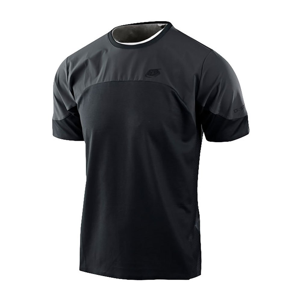 Мотоджерси с коротким рукавом Troy Lee Designs Drift, черный футболка велосипедная troy lee designs drift solid с коротким рукавом темно серый