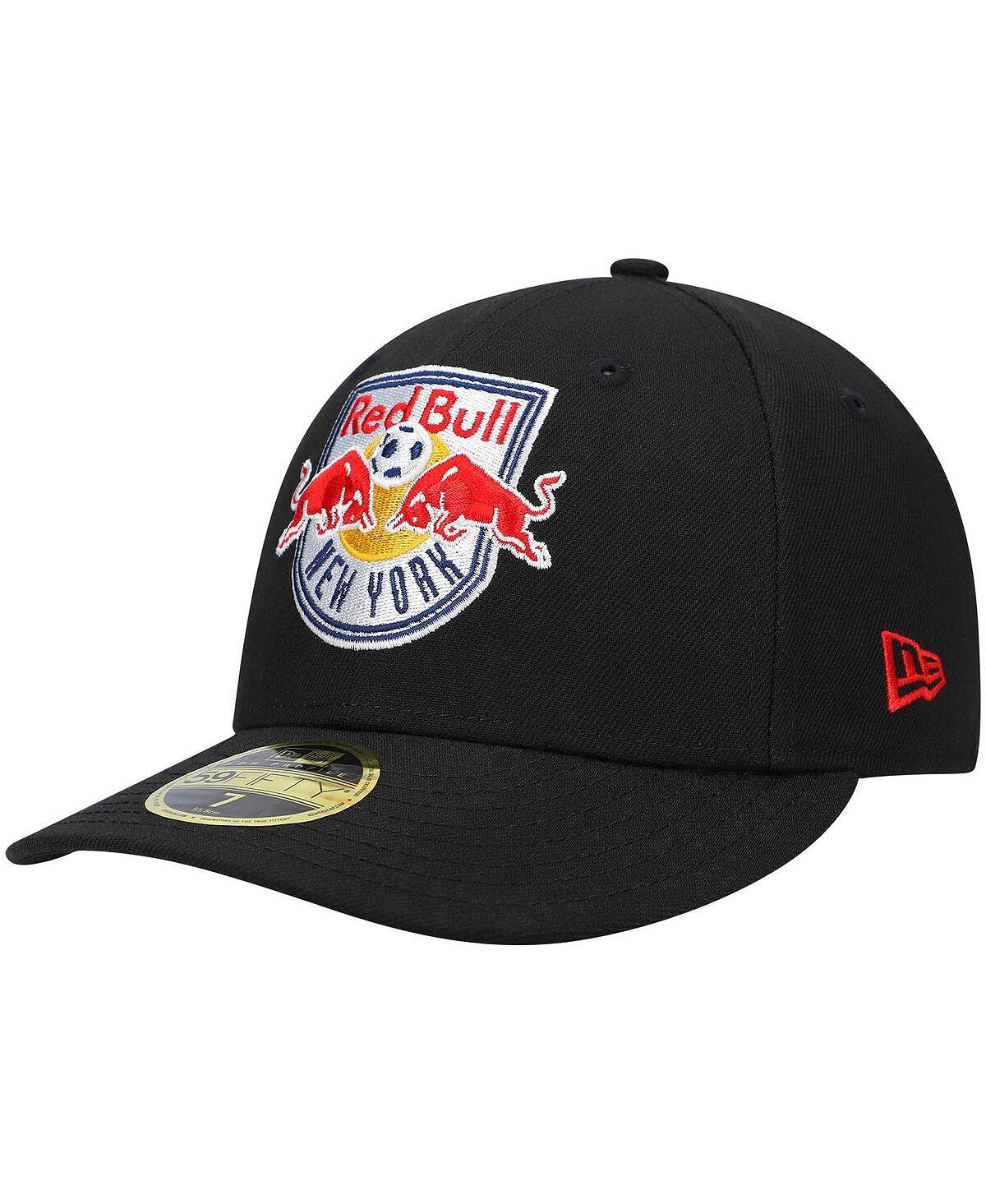 

Мужская черная приталенная шляпа New York Red Bulls Primary Logo Low Profile 59FIFTY New Era