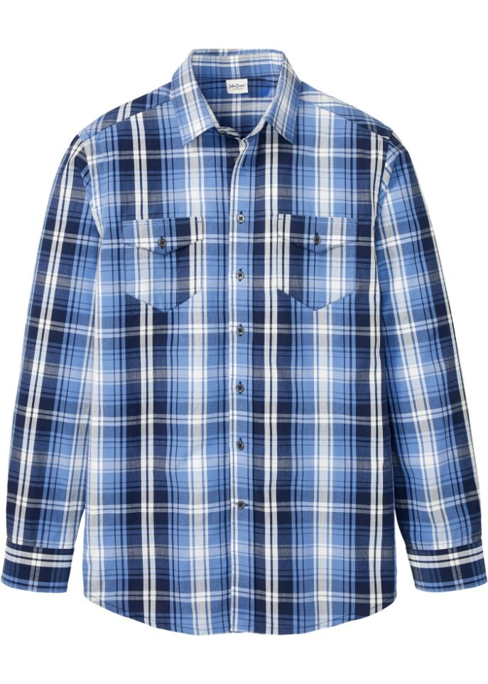 

Рубашка с длинными рукавами удобного кроя John Baner Jeanswear, бежевый