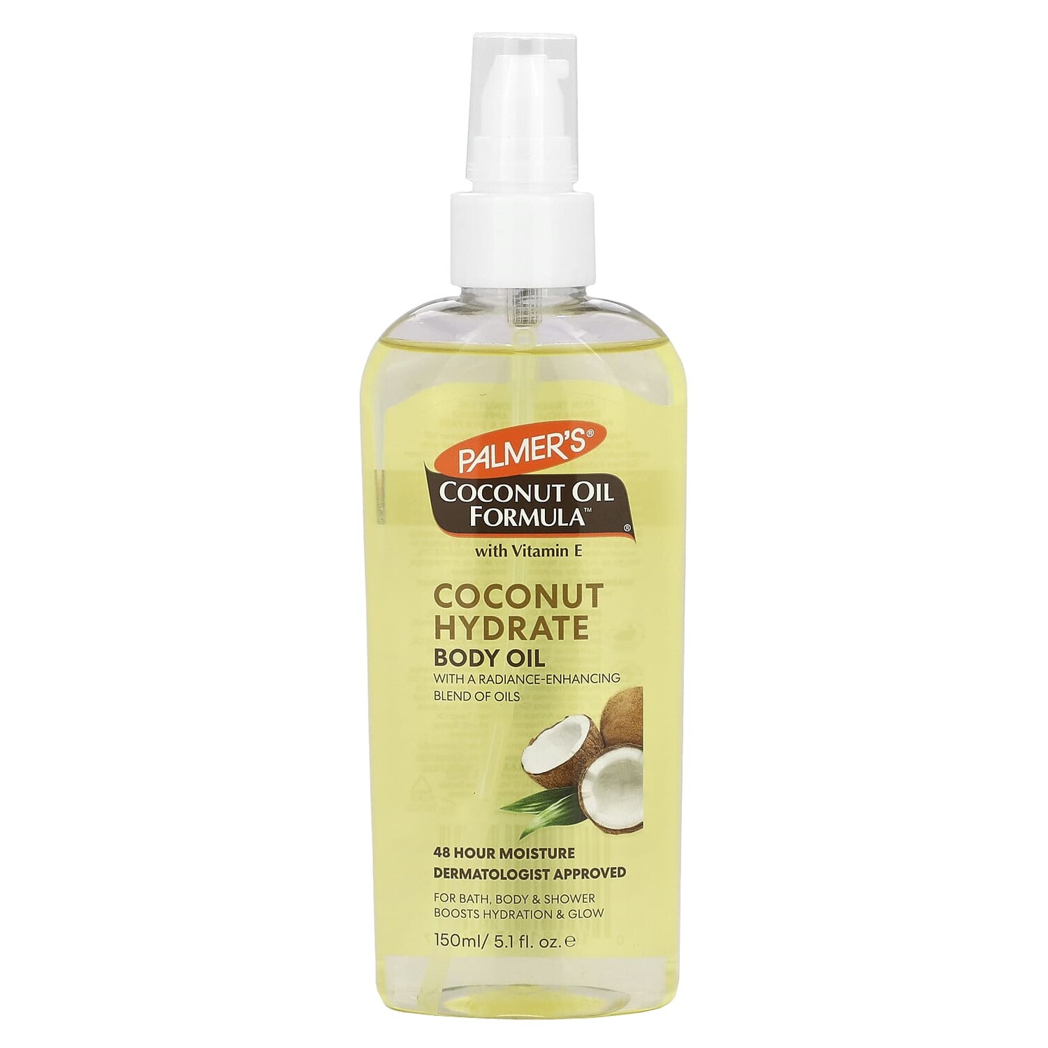 

Coconut Oil Formula, масло для тела, 150 мл (5,1 жидк. Унции), Palmers
