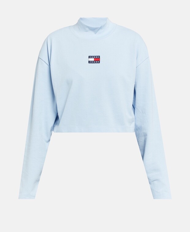 

Топ с длинными рукавами Tommy Hilfiger, светло-синий