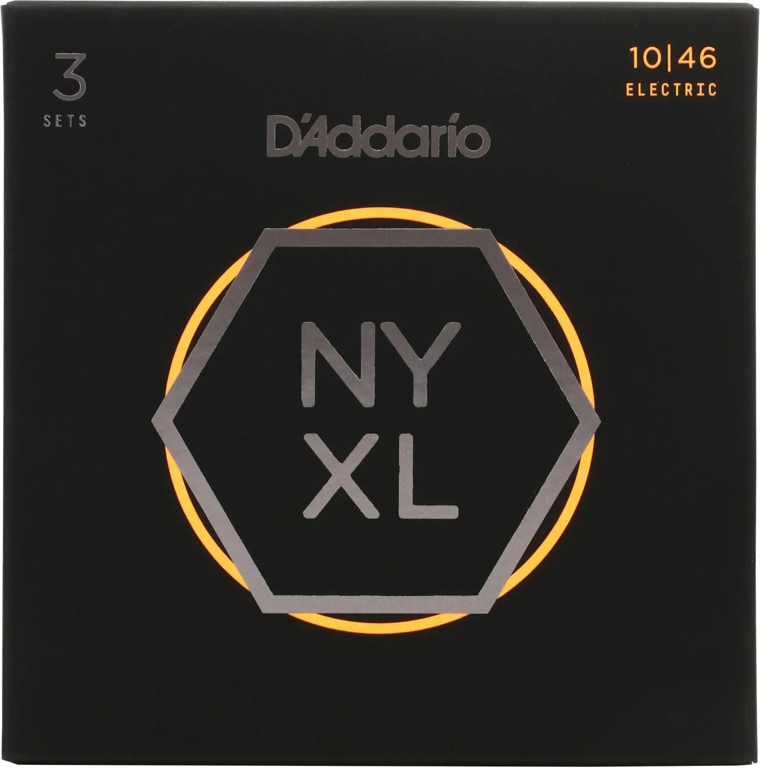 

Струны для электрогитары D'Addario NYXL1046 NYXL с никелевой обмоткой — .010-.046 Regular Light (3 шт.)