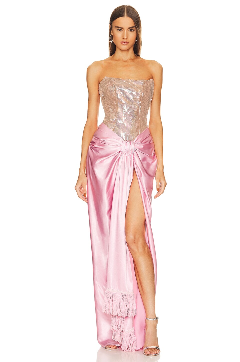 Платье Bronx and Banco Gina Gown, цвет Pink & Nude