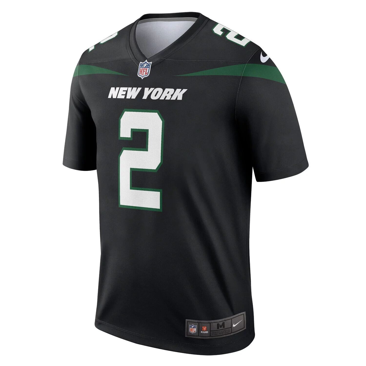 

Мужская черная майка Zach Wilson New York Jets Legend Nike, Черный