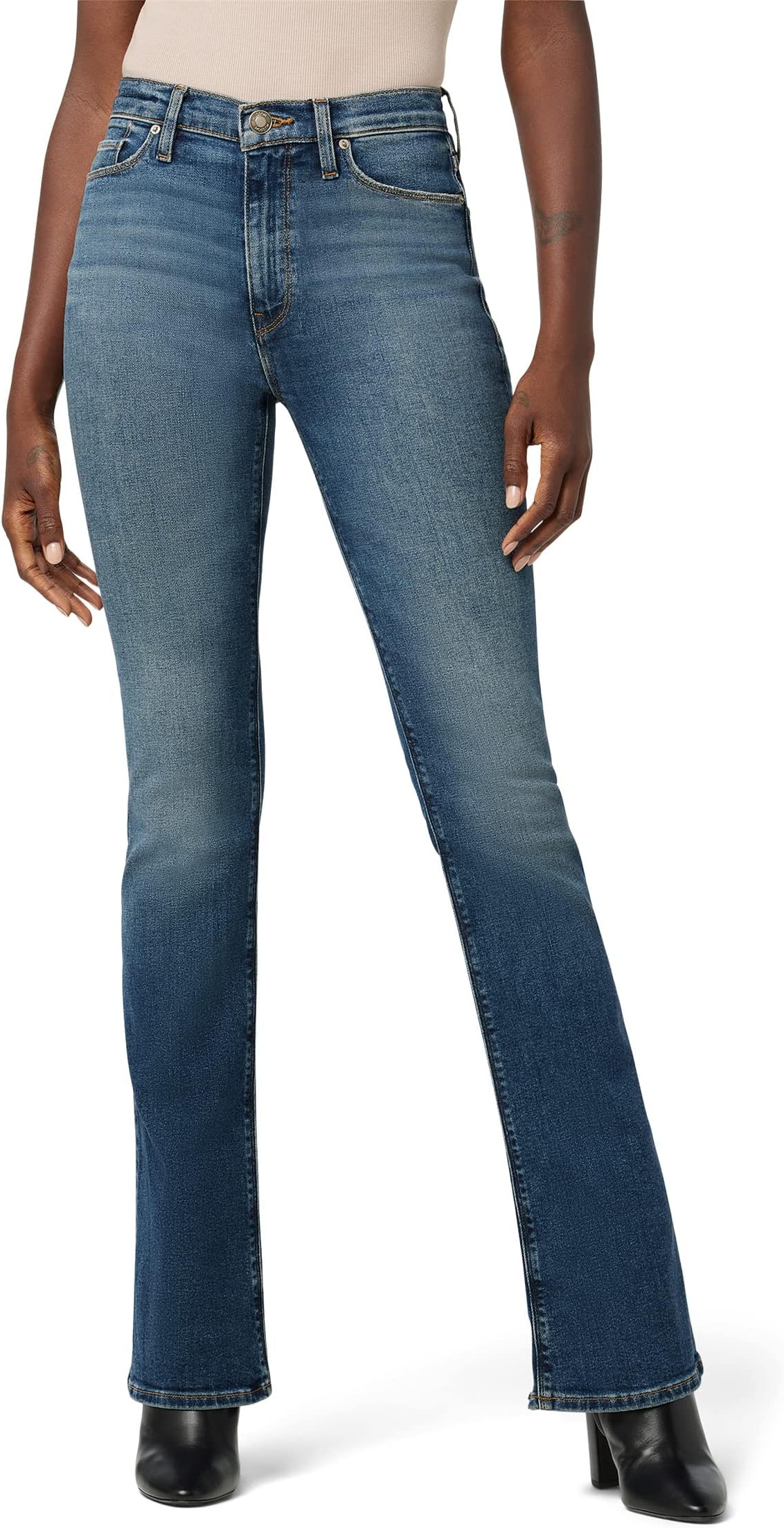 цена Джинсы Barbara High-Rise Bootcut in Universal Hudson Jeans, цвет Universal
