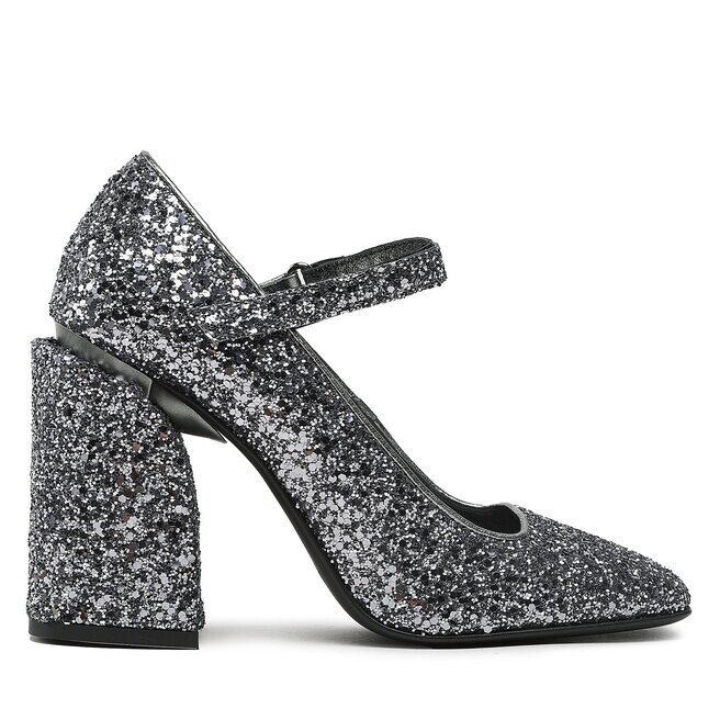 

Туфли Pinko Claudie Mary Jane PE 23 BLKS1 100862 A0O4 Gun Metal ZZI, серый