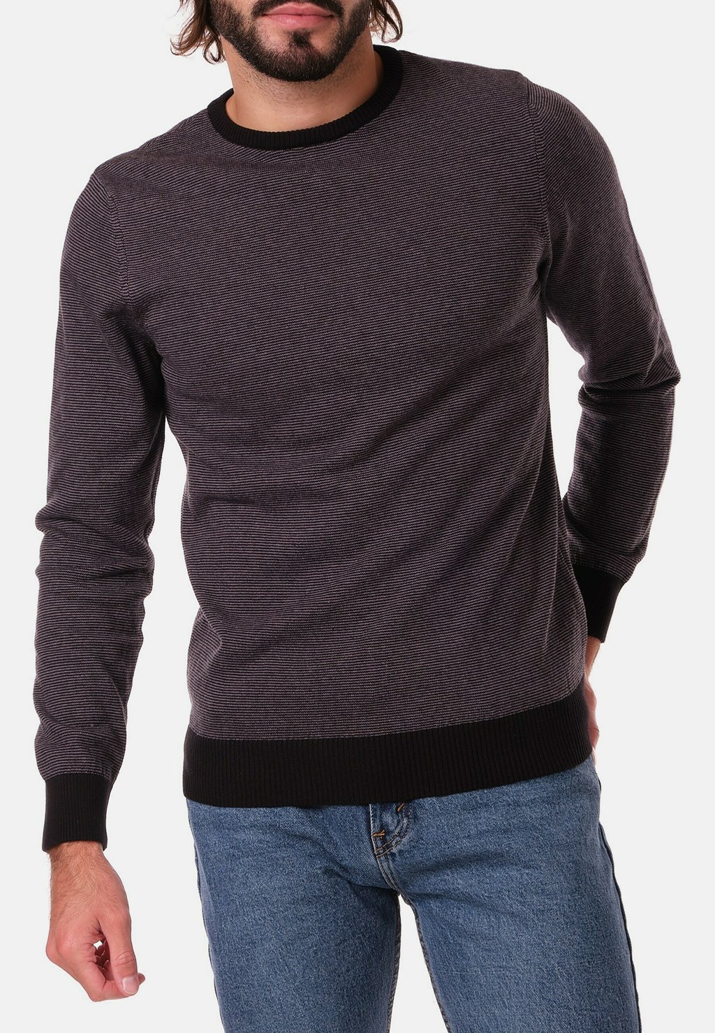 Вязаный свитер Hopenlife, черный