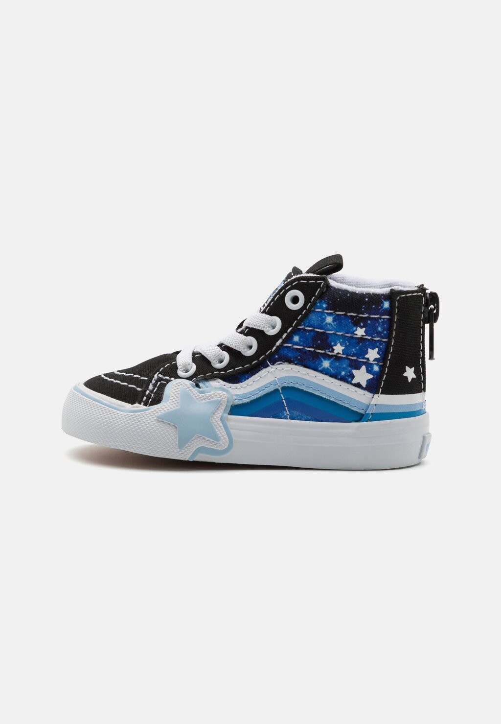

Туфли для первых шагов Sk8-Hi Zip Rainbow Star Unisex Vans, цвет glow galaxy black/blue